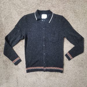 Mens Percival Wool knitwear | Color: Gray Oxford | Size M